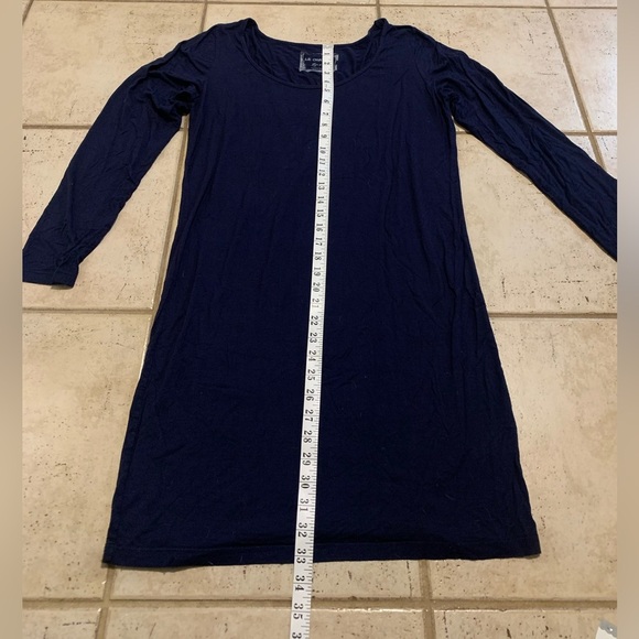 💜 Le Chateau Long Sleeve Mini Dress - Navy Blue - Women's XXL - Picture 7 of 7